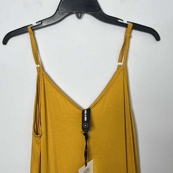 Agnes & Dora Yellow Sunflower Slip Dress NWT - Picture 4 of 5